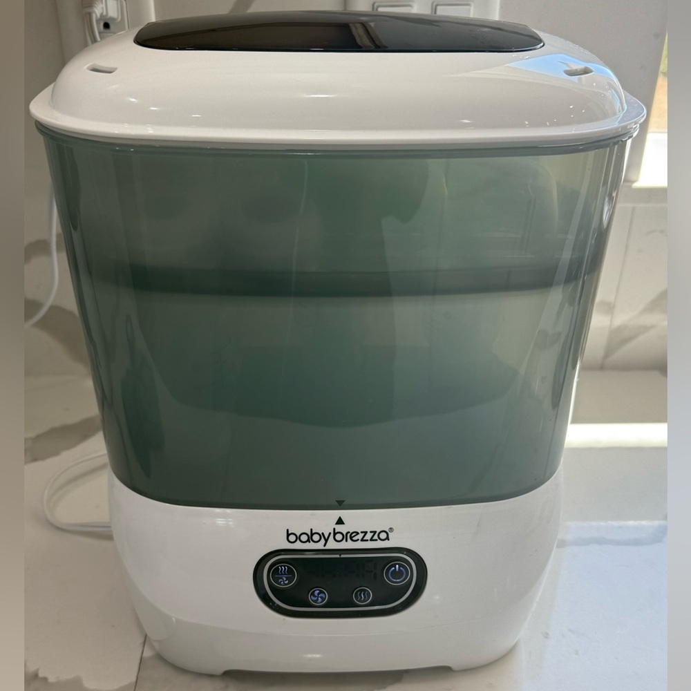 Baby Brezza White and Gray Sterilizer